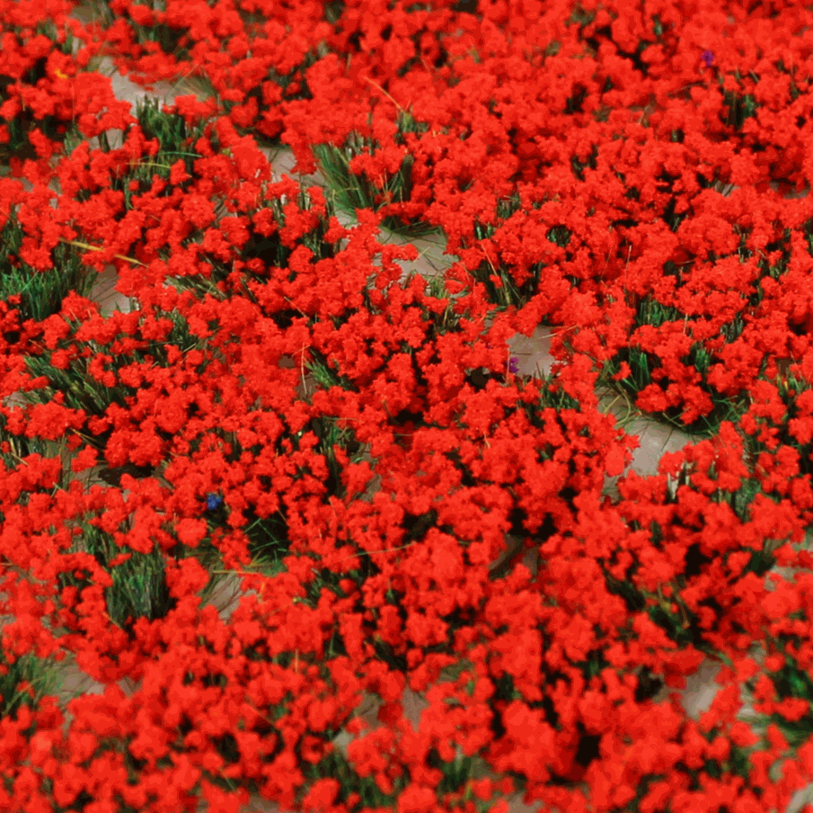 WWScenics 6mm Poppy Tufts