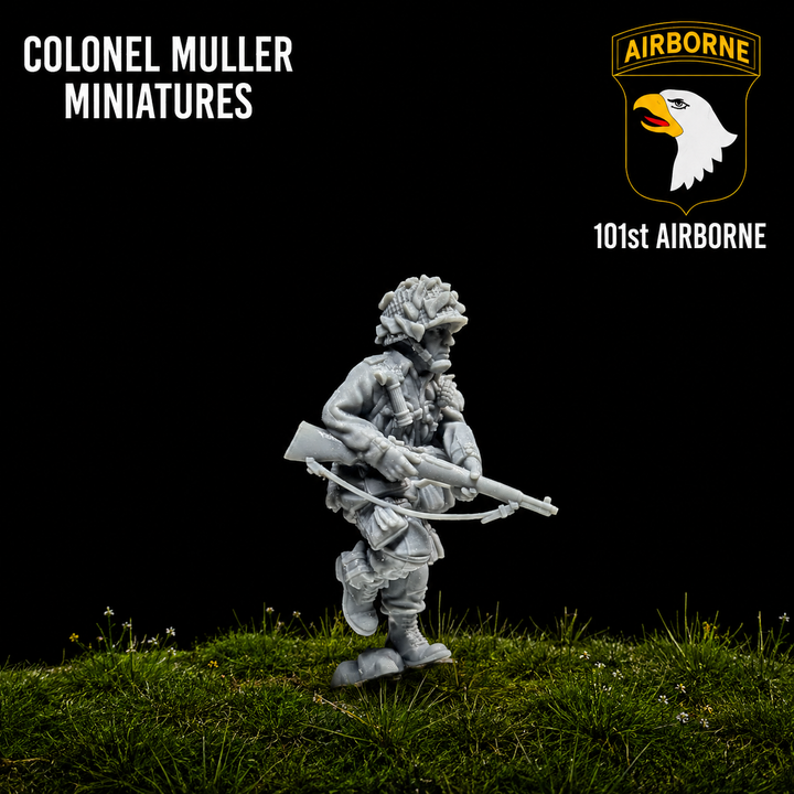 28mm WW2 US AIRBORNE RIFLEMAN Joe Paterson