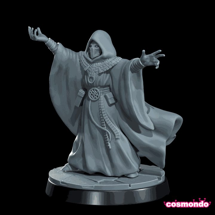 32mm Bayous Cultist 1, Cthulhu Character