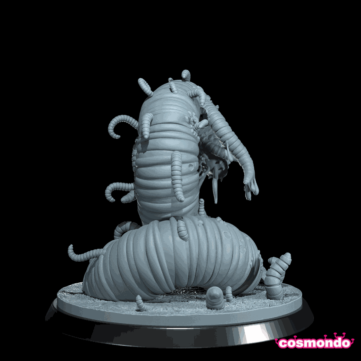 32mm Bayous Blightworm, Cosmic Horror Monster, Cthulhu