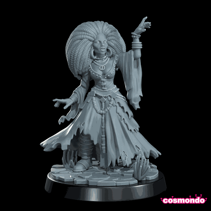 32mm The Swamp Witch Cthulhu investigator resin miniature model unpainted