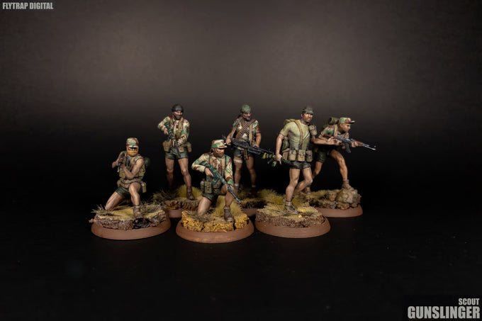 28mm Modern GUNSLINGER: Selous Scouts 2