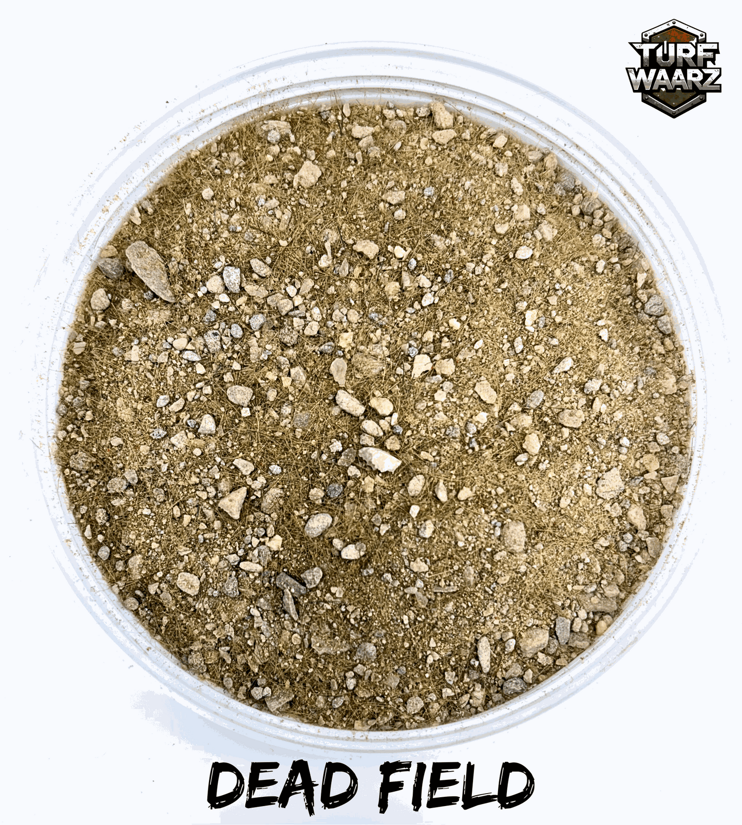 Turf Waarz Dead Field Wargame Terrain with natural gravels and sands for miniature and tabletop wargames.