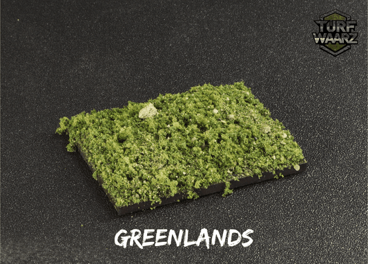 Turf Waarz Greenlands wargame turf scenic base with textured green foliage and natural gravel effects