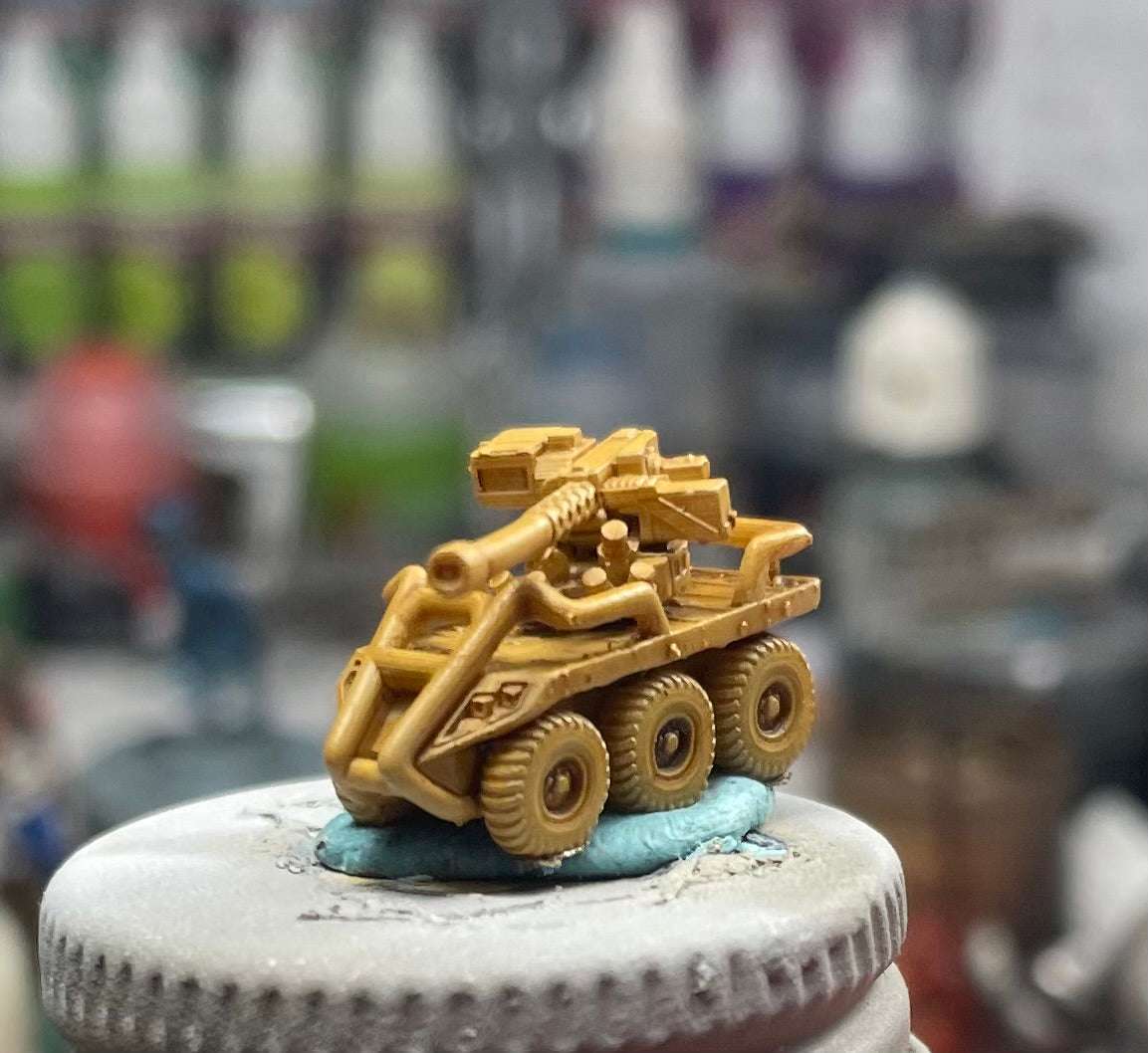 15mm Modern Six Wheeled Armed Drone 1