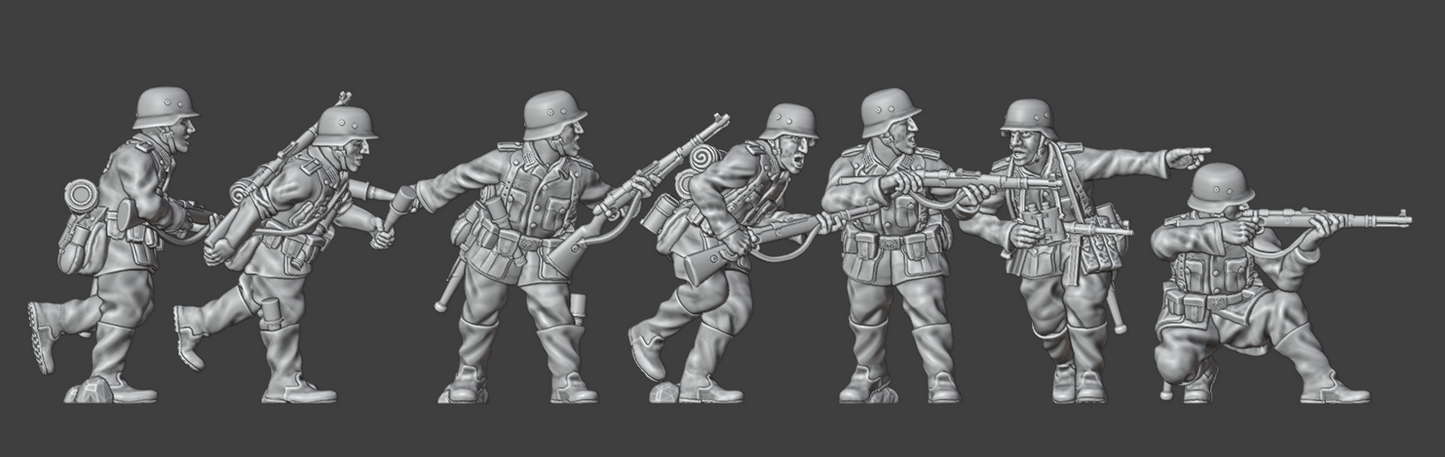 28mm WW2 German Infantry Squad 1