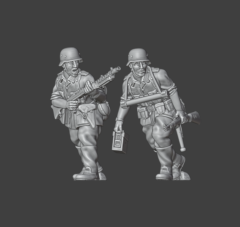 28mm WW2 German Infantry LMG 3