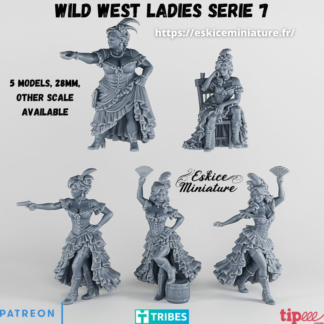 28mm Wild West Ladies