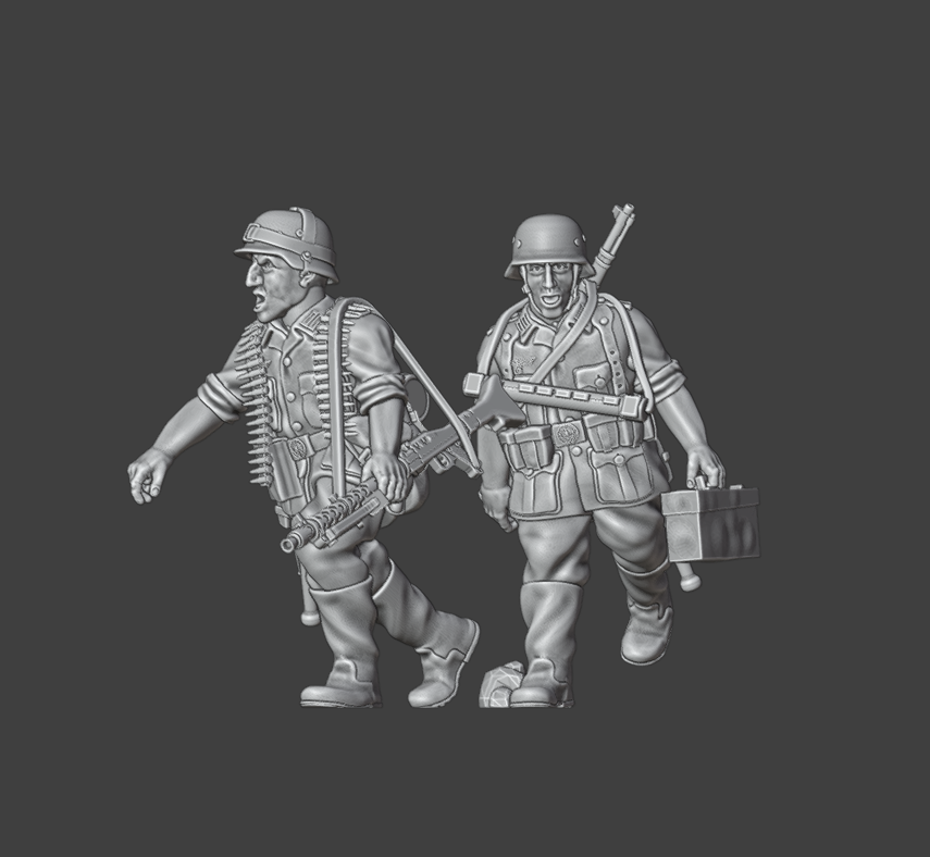 28mm WW2 German Infantry LMG 1