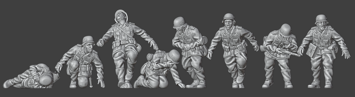 28mm WW2 German Surpressed Infantry