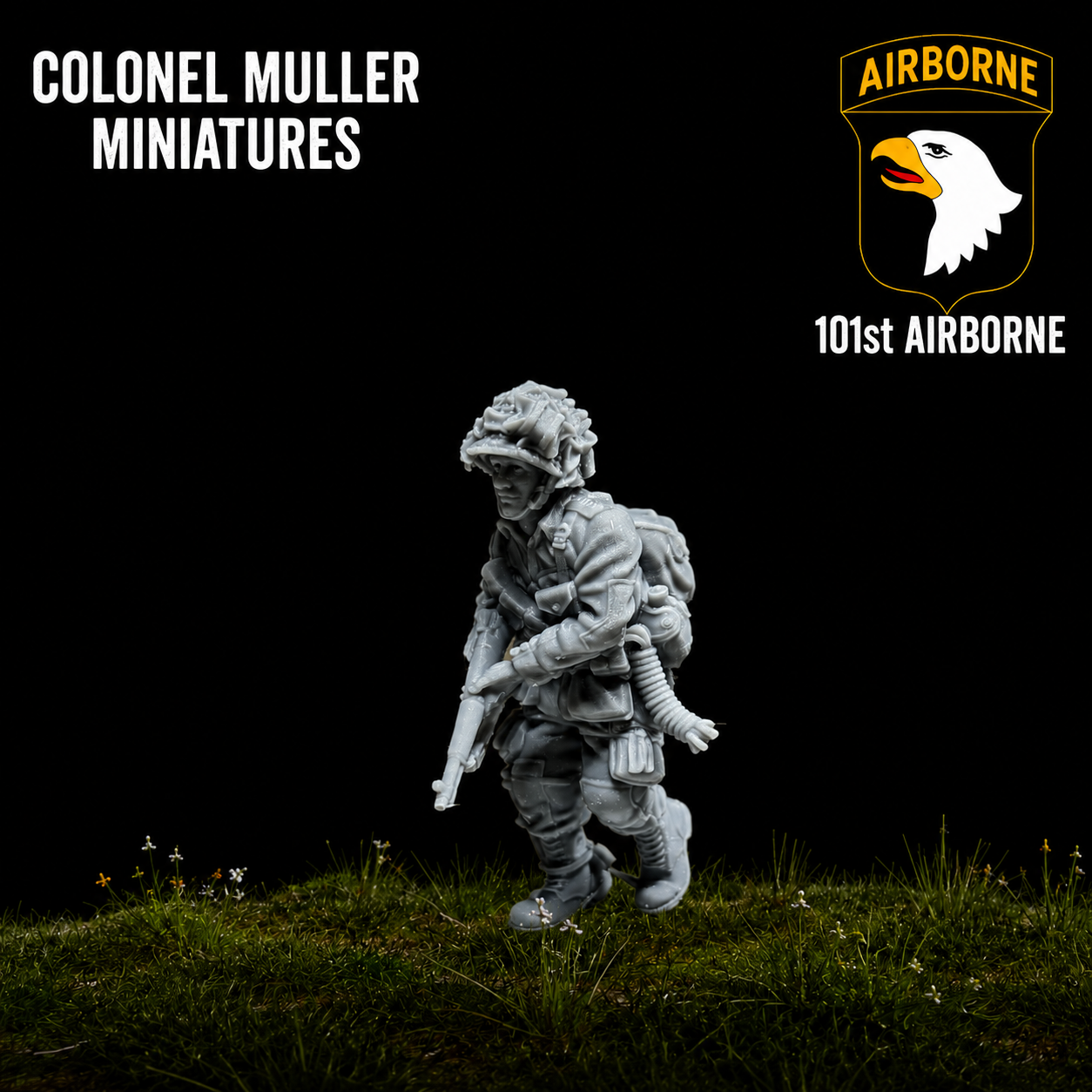 28mm WW2 US AIRBORNE Bouncing Rifleman