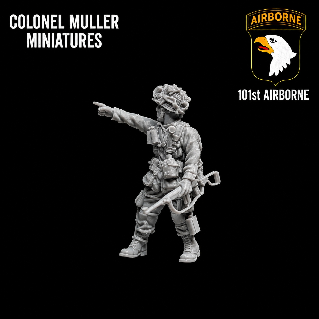 28mm WW2 US AIRBORNE SERGENT SALVATORE STALLIONE