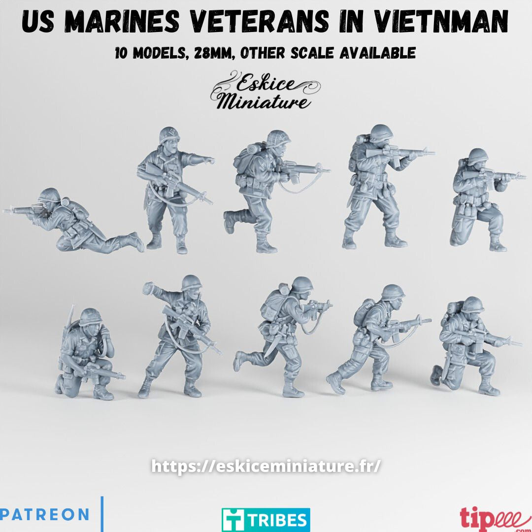 28mm US Marines in Vietnam