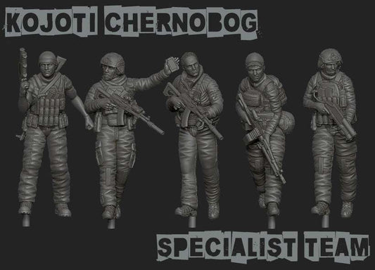 28mm modern gunslinger resin miniatures specialist team unpainted models set