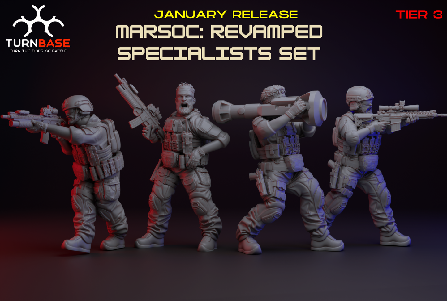 28mm Modern Marsoc REVAMPED Specialists set