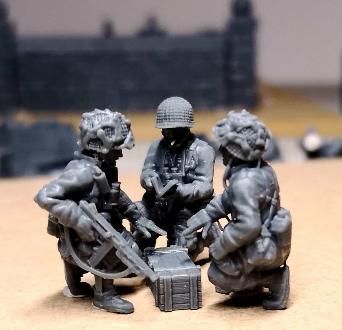 28mm WW2 US PARATROOPERS COMMAND GROUP 2