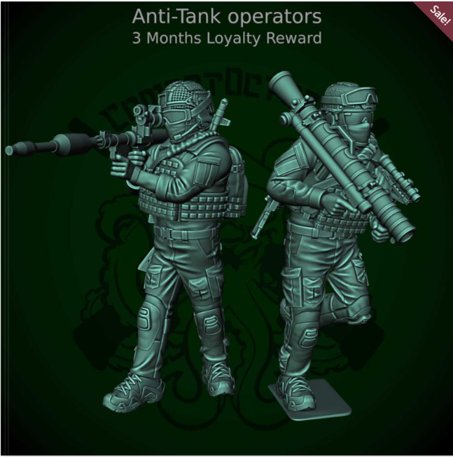 28mm Modern Antitank Operators