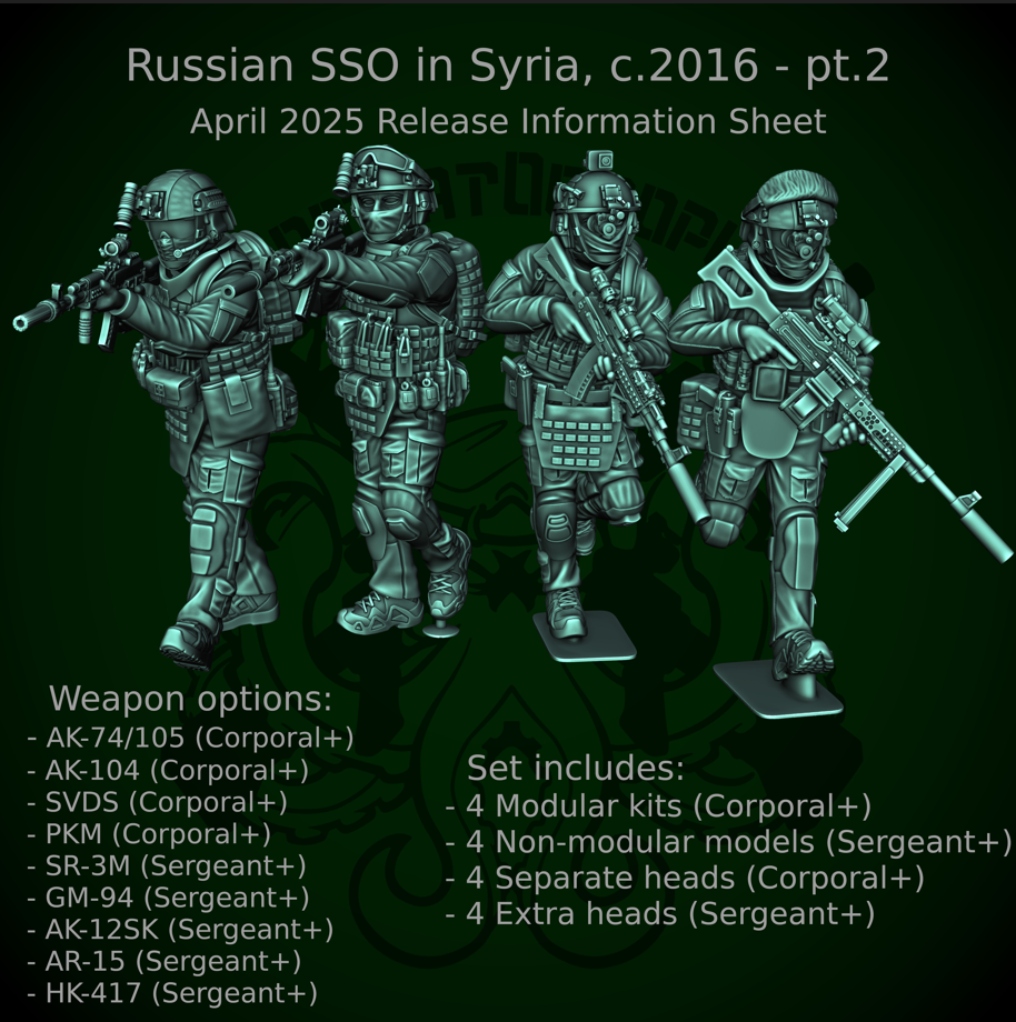 28mm Modern Russian SSO in Syria 2