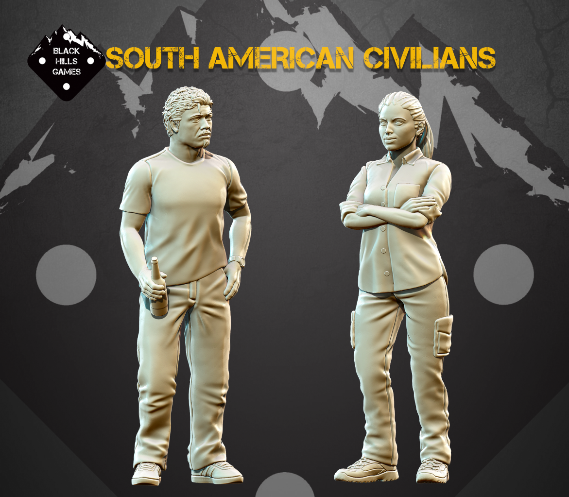 28mm Modern South American Civilians