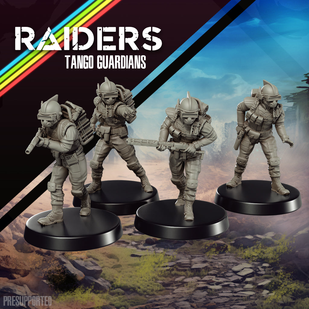 32mm Raiders Patrol Tango Guardians