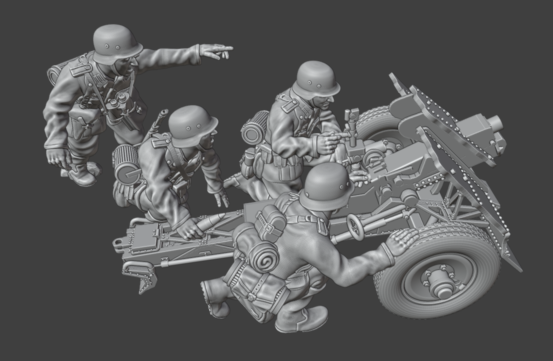 28mm WW2 German Infantry 75 IG 18