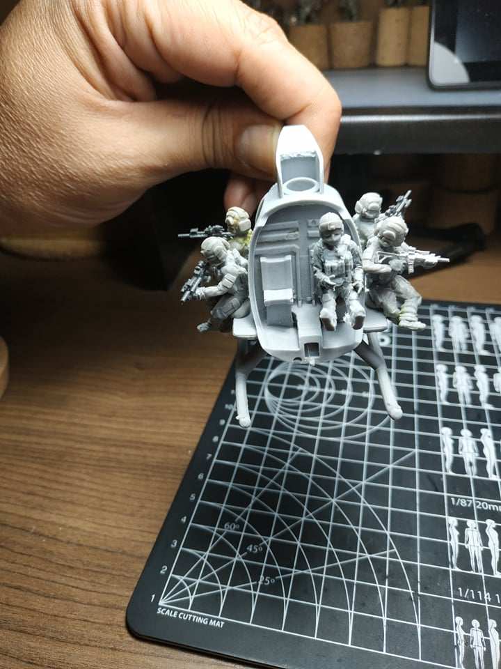 28mm Modern Little Bird Helicopter Upgrade pack