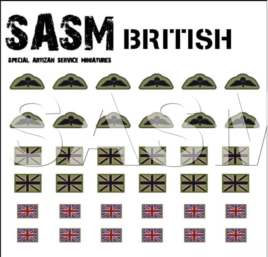 28m British Decals