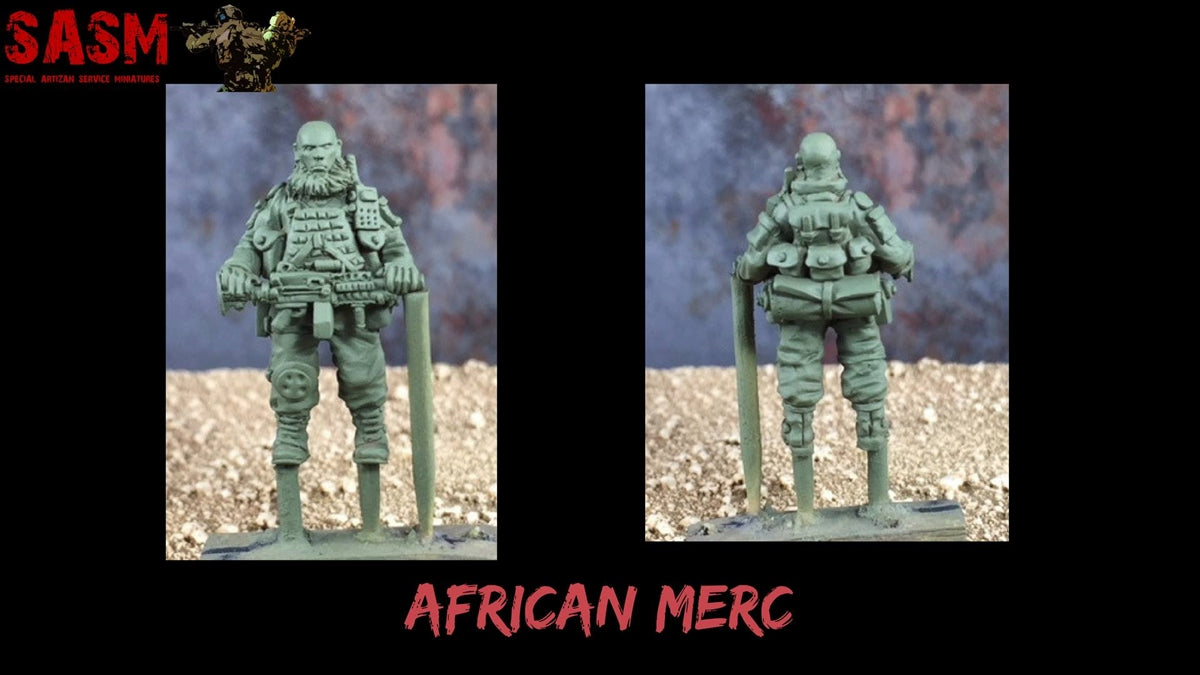 28mm Modern African Mercenary