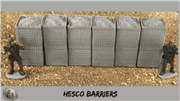 28mm Modern Hesco Barriers 6 stacked