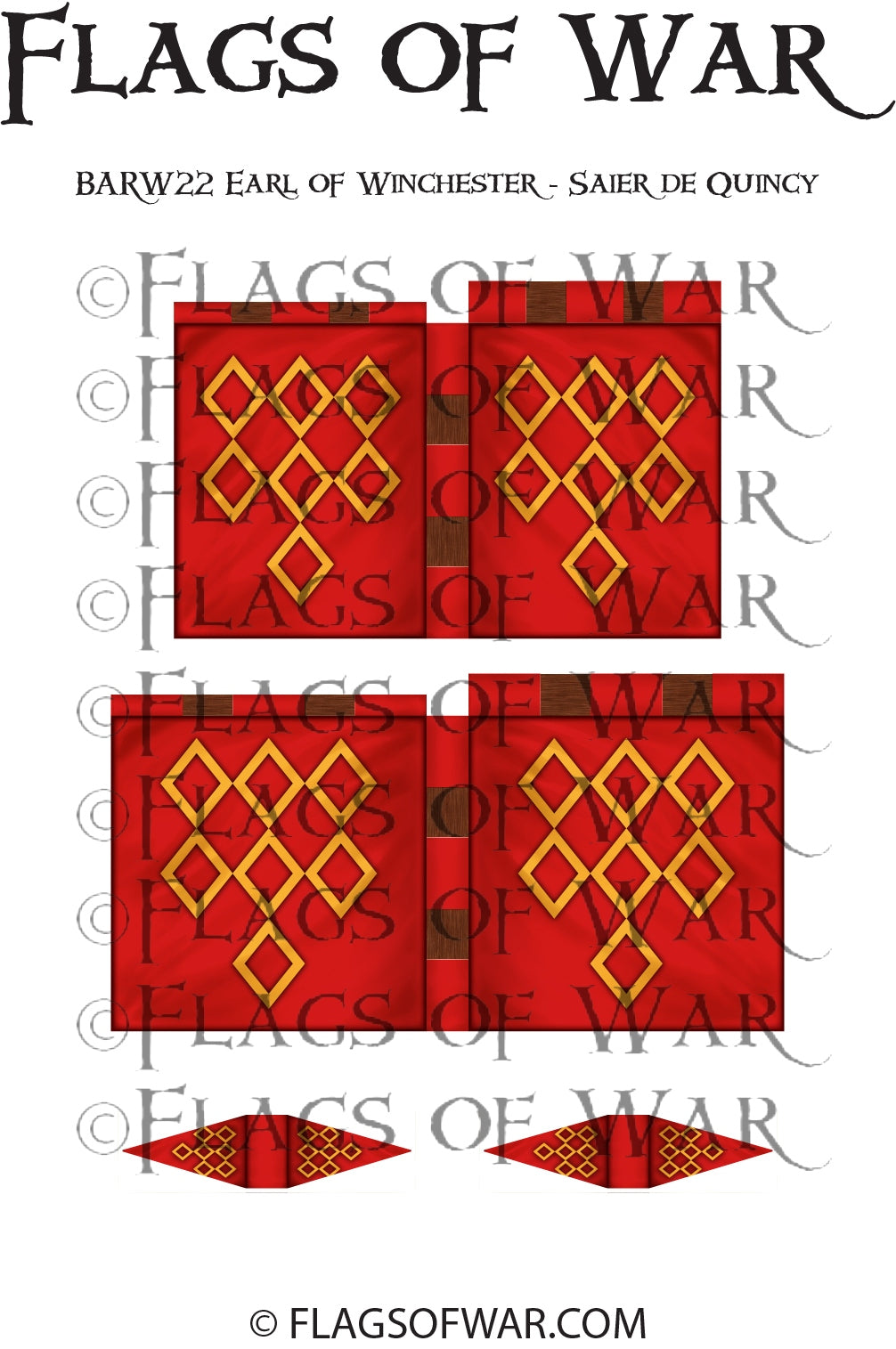 BARW22 EARL OF WINCHESTER - SAIER DE QUINCY