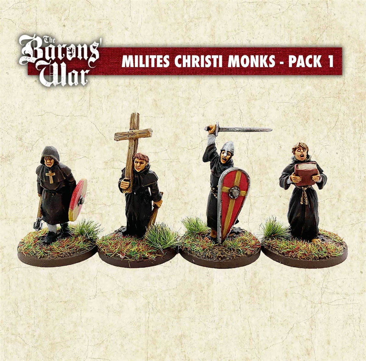 28mm Footsore Miniatures Milites Christi Monks 1