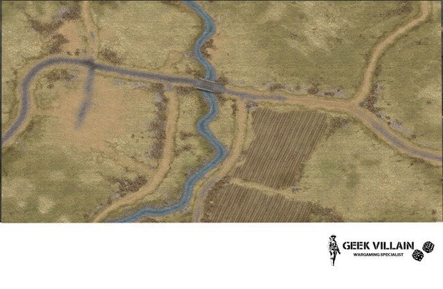 Geek Villain Wargaming Battle Mat 6x4 Countryside