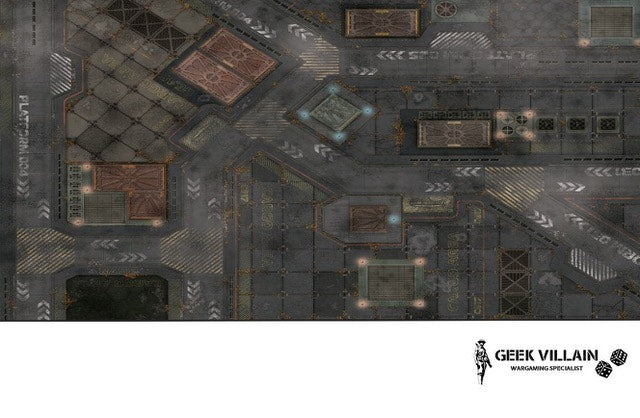 Geek Villain Wargaming Battle Mat 6x4 SiFi City