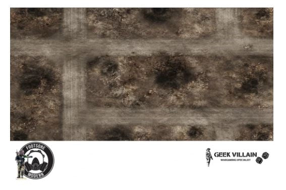 GEEK VILLAIN WARGAMING BATTLE MAT 6X4 Middle East
