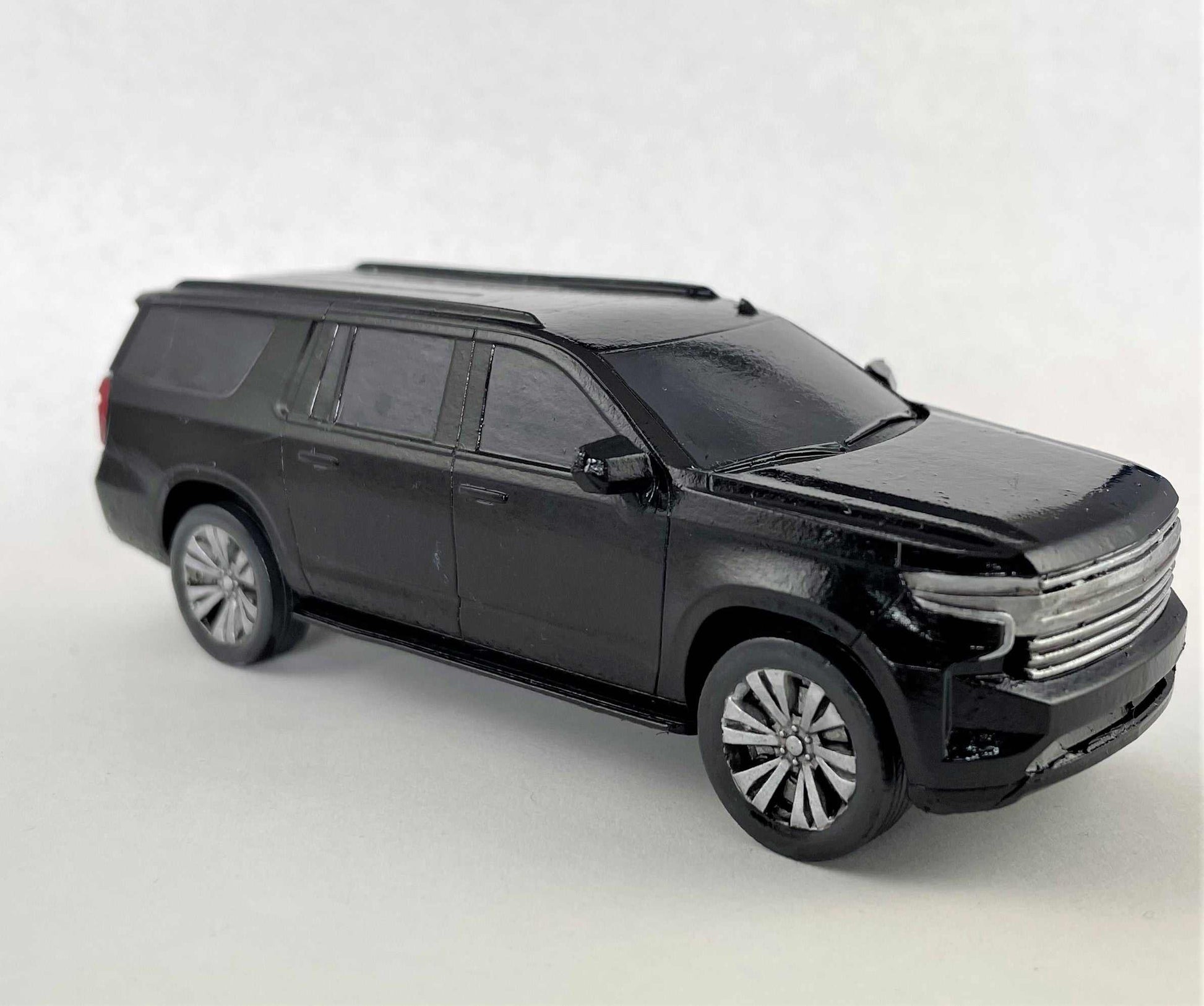 28mm scale modern black SUV model resin 1/50 scale unpainted detailed miniature
