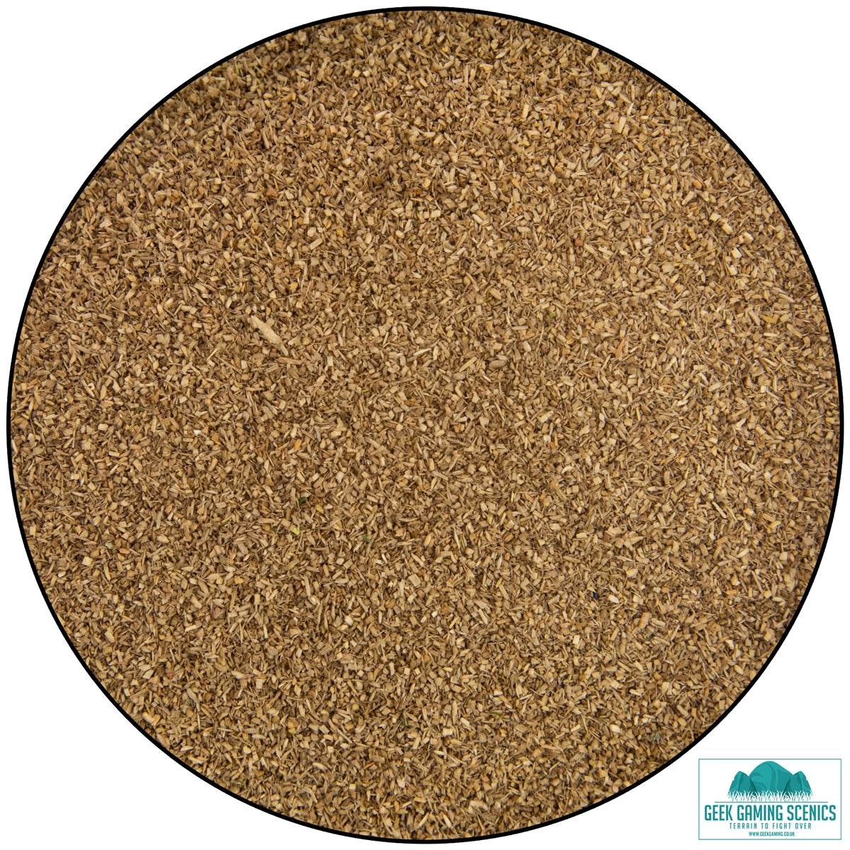 Deep brown sawdust scatter for wargaming boards and dioramas, part of the premium sawdust scatter range.