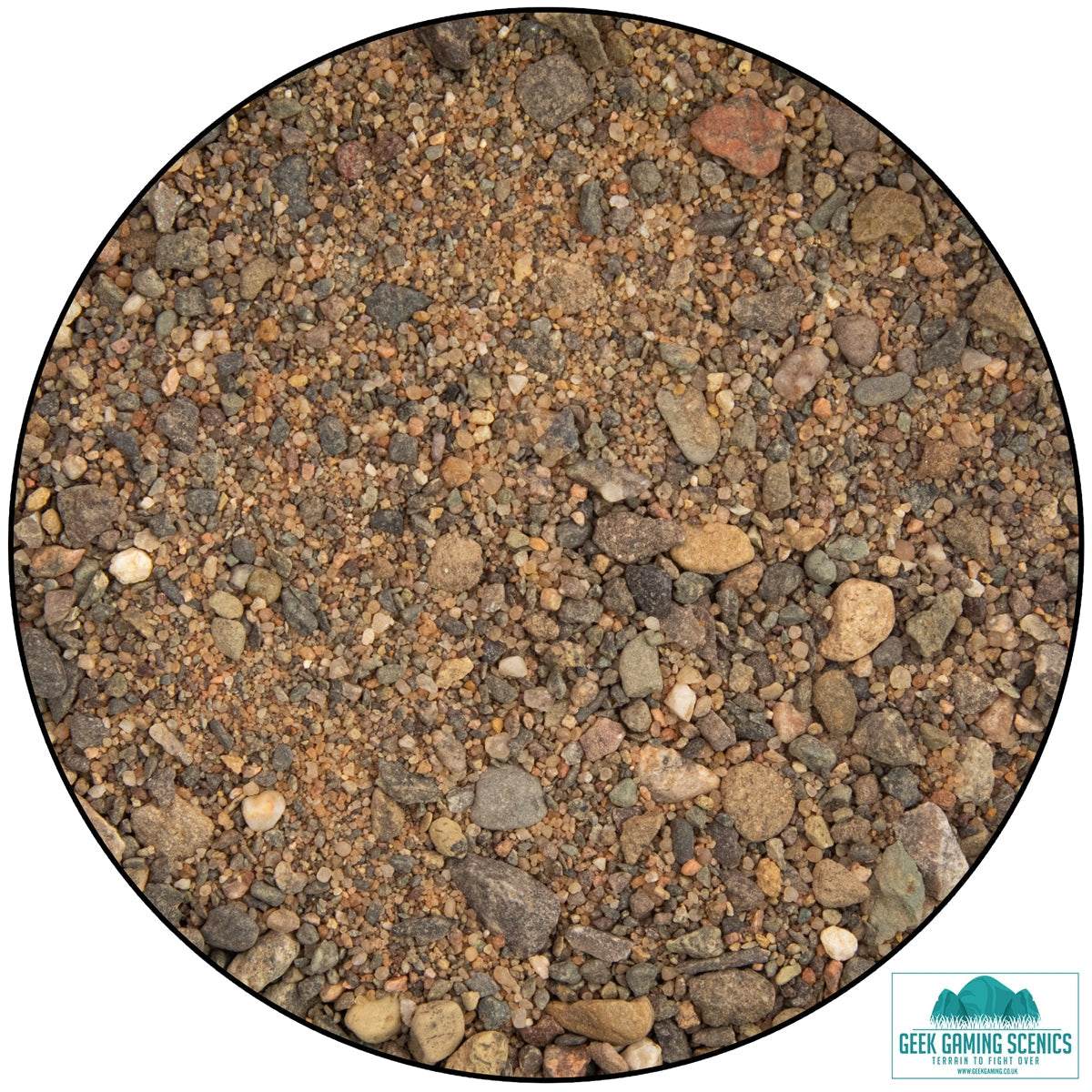 Lukes Aps Basing Ready Arid Earth custom mixture of sands and gravels for miniature bases