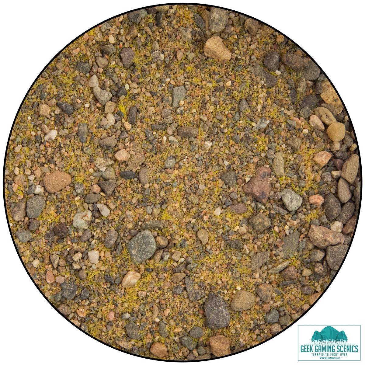 Lukes Aps Base Ready Arid Grasslands 180ml mixture of sands, gravels, foams, static grass, and aggregates for miniature basing