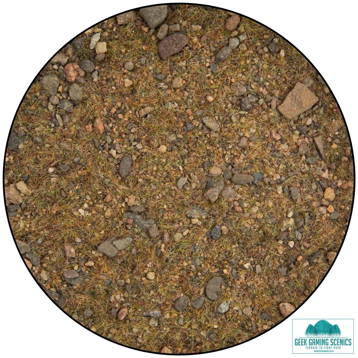 Lukes Aps Base Ready Wasteland Soil 180ml mixture of sands, gravels, static grass, and aggregates for miniature bases