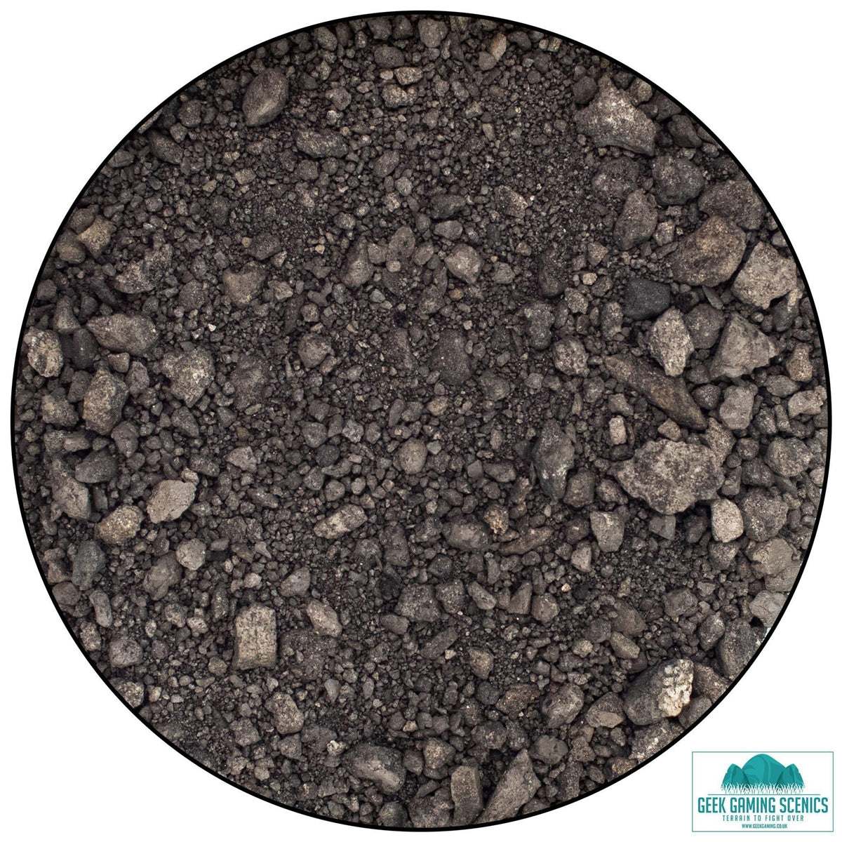 Lukes Aps Base Ready Grimdark City Rubble textured miniature basing material with mixed sands and gravels