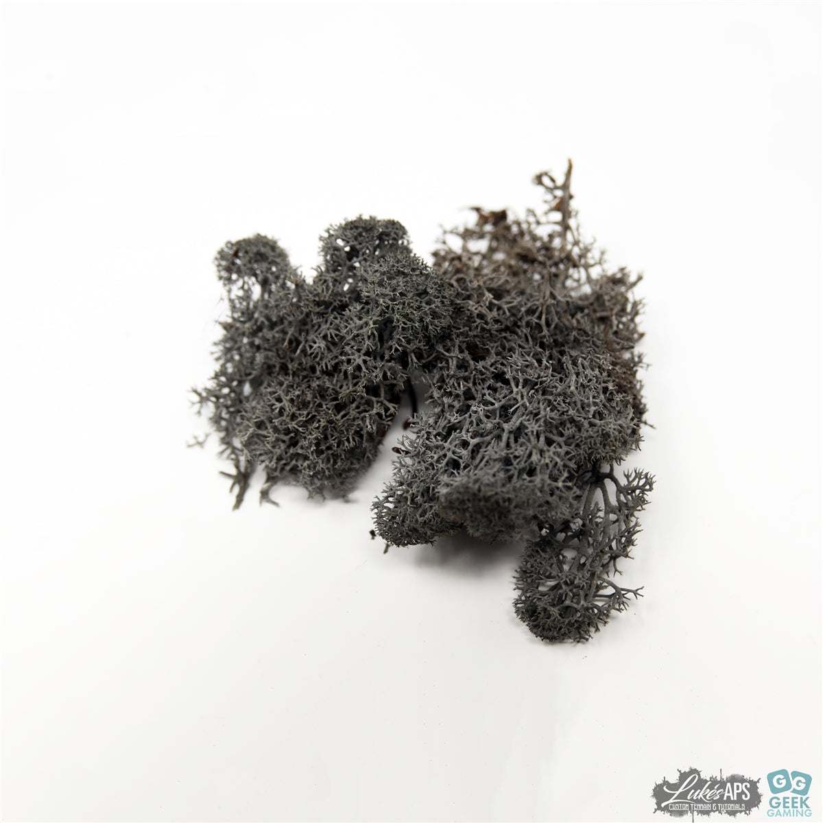 Anthracite grey black Lichen Reindeer Moss for model scenery trees and bushes