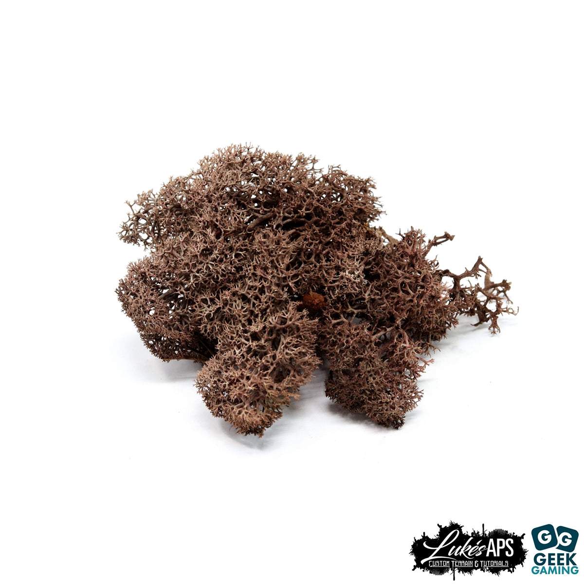 Brown reindeer moss lichen for realistic model scenery and terrain detailing