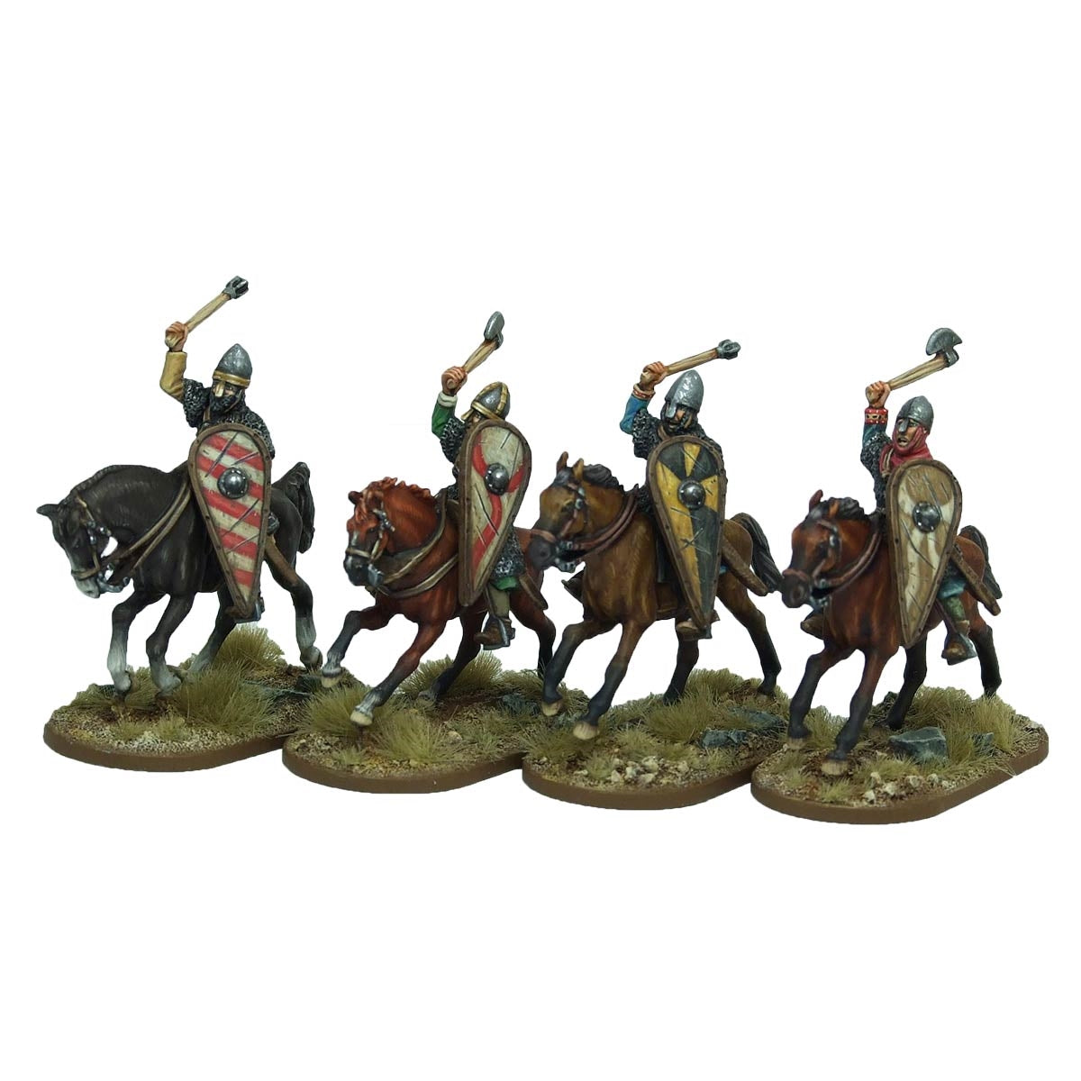 28mm Norman Cavalrymen thrusting overarm