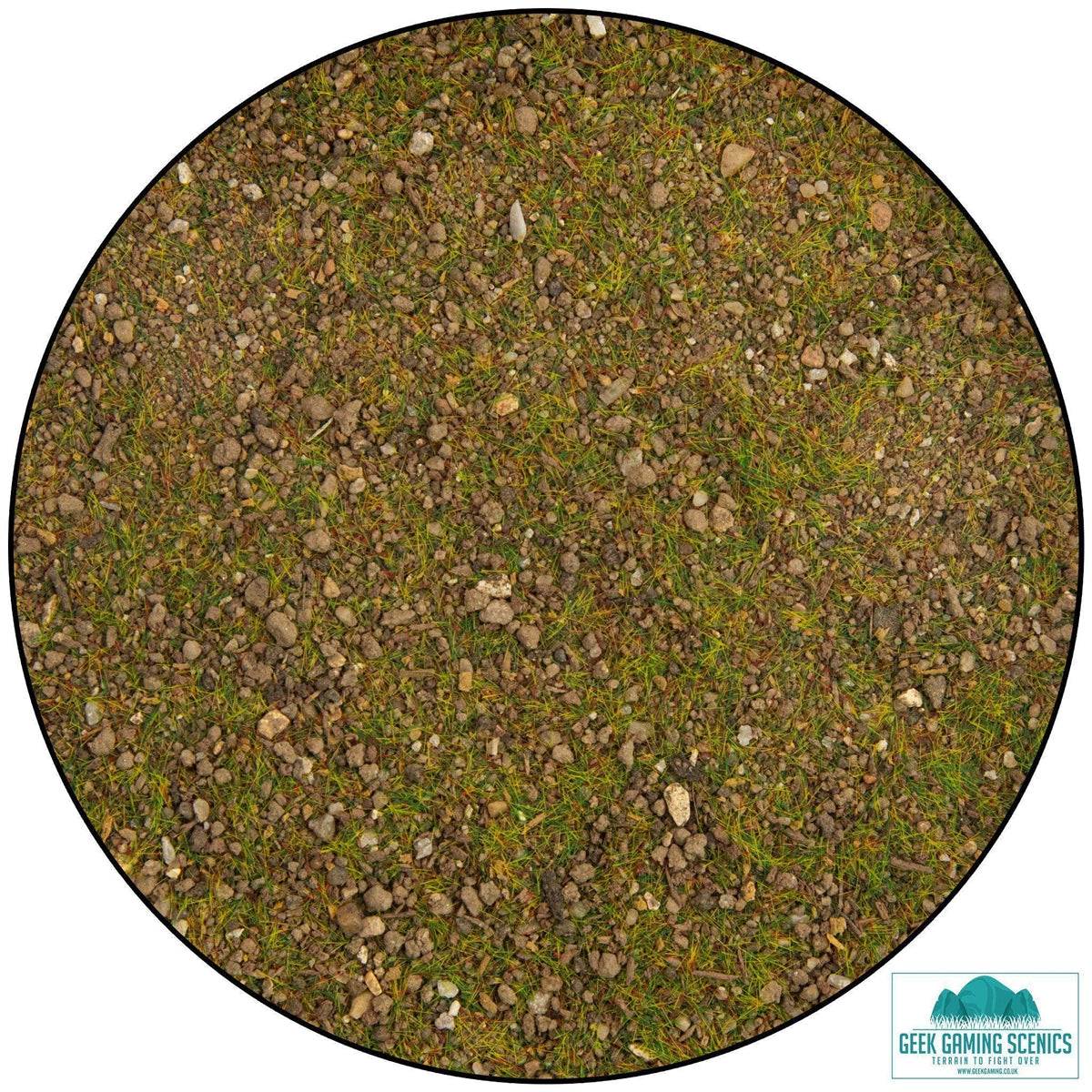 Pine Forest Ground Cover scatter mix with sand, fine gravel, and grass flock for realistic coniferous forest floor terrain modeling.