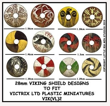 viking shield drawings