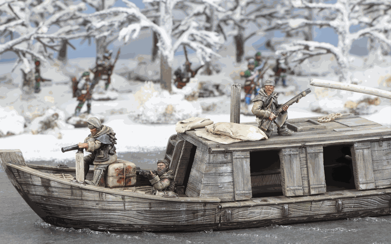 28mm Savage Frontier Boat