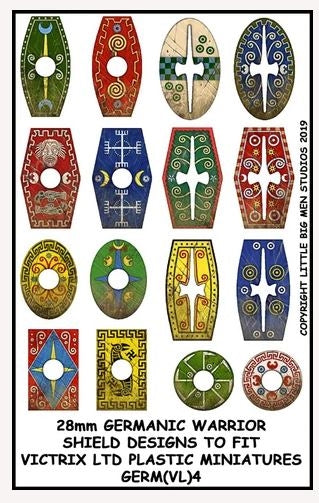 Germanic Warriors Shield Designs GERM 4