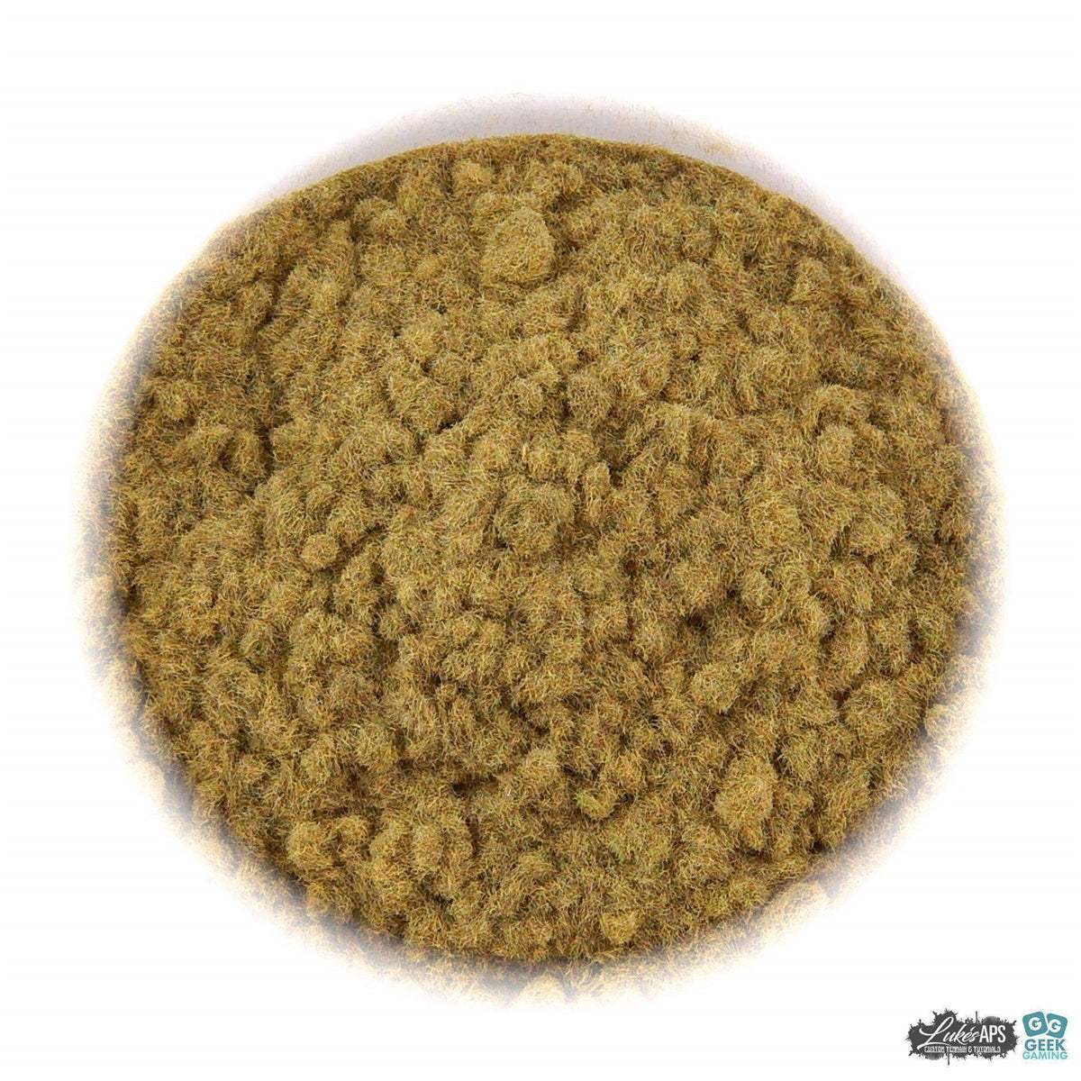 Lukes APS 2mm dead grass static grass for realistic miniature and model scenery textures, 50g pack