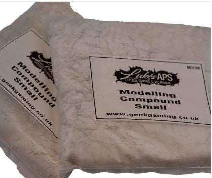 Lukes Aps Modelling Compound small 500g pack for creating realistic ground formations and miniature basing with quick drying and strong surface.