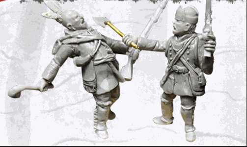 28mm Savage metal miniatures warrior figures from Savage Frontier pack